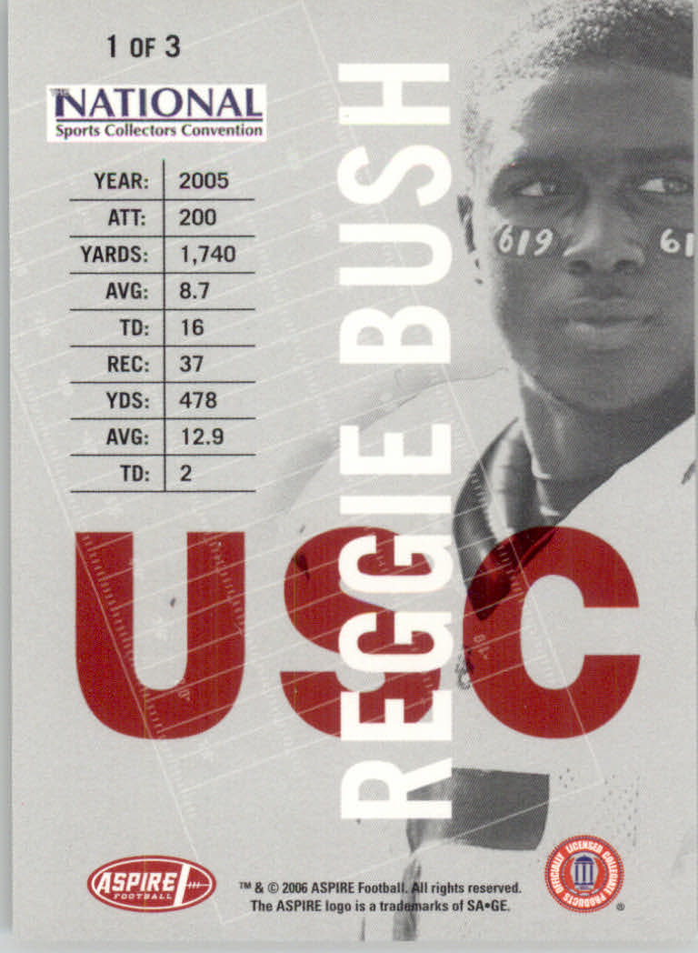 2006 Aspire (Sage) Football "Insert and Promo" Cards - Picture 57 of 61