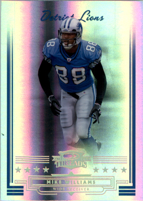2006 Donruss Threads Gold Holofoil #8 Mike Williams