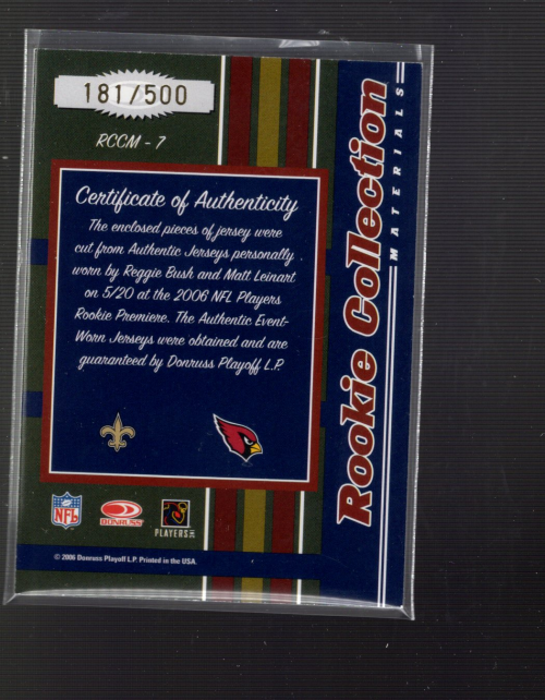 A3093- 2006 Donruss Threads Fb Carte 1-220 + Inserti -si Pick- 15 + Gratis US - Foto 314 di 317
