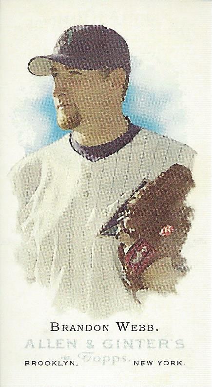 2006 Topps Allen and Ginter Mini A and G Back #21 Brandon Webb