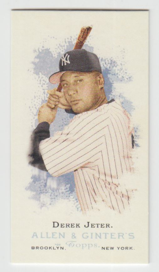 2006 Topps Allen and Ginter Mini A and G Back #23 Derek Jeter