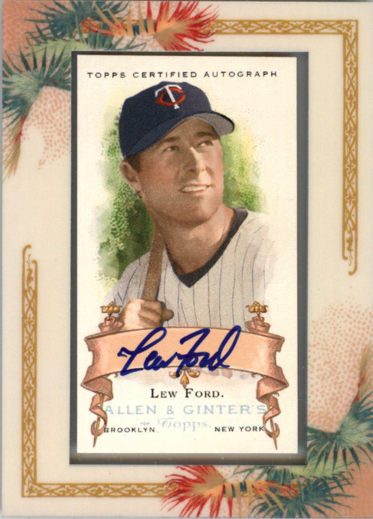 2006 Topps Allen and Ginter Autographs #LF Lew Ford G