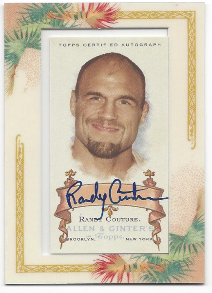2006 Topps Allen and Ginter Autographs #RA Randy Couture E
