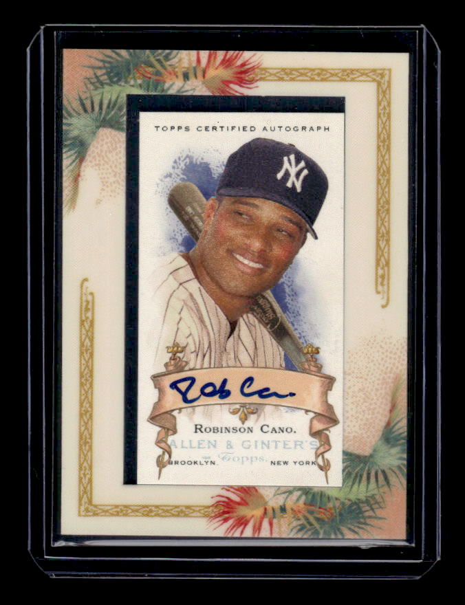 2006 Topps Allen and Ginter Autographs #RC Robinson Cano G