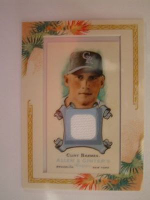 2006 Topps Allen and Ginter Relics #CBA Clint Barmes Jsy G
