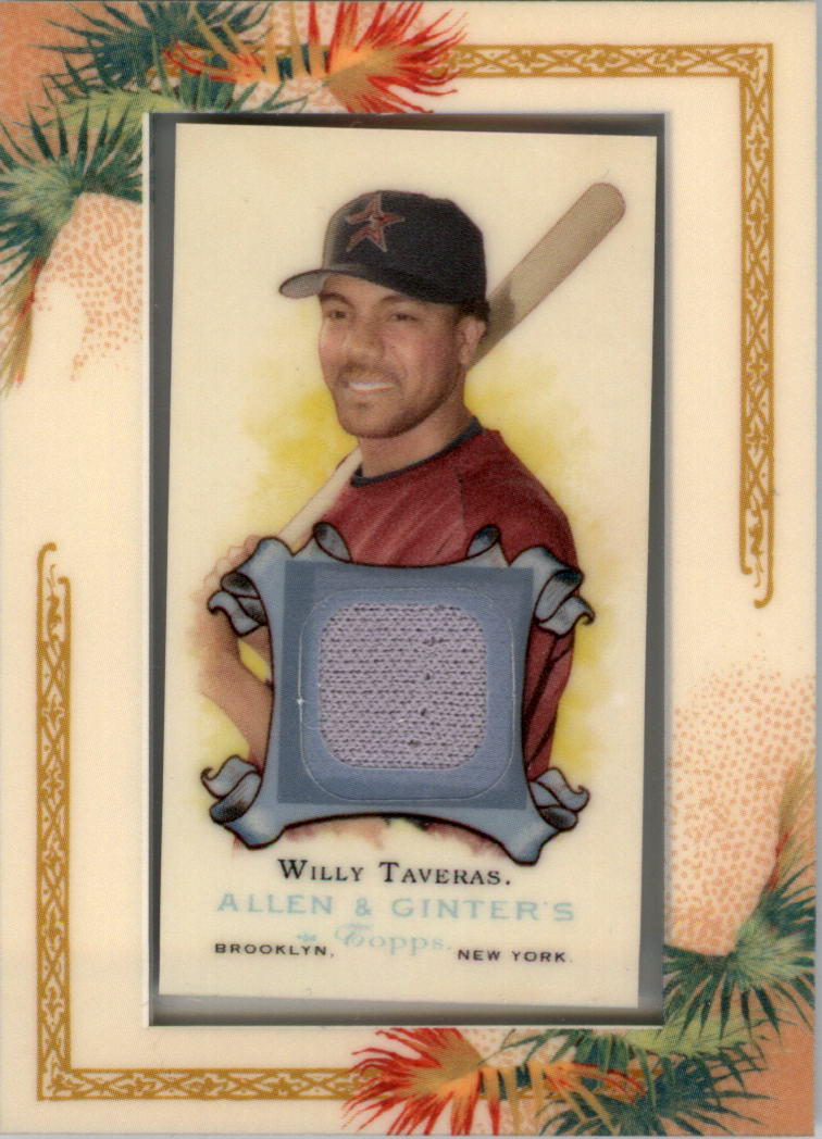 2006 Topps Allen and Ginter Relics #WT Willy Taveras Jsy H