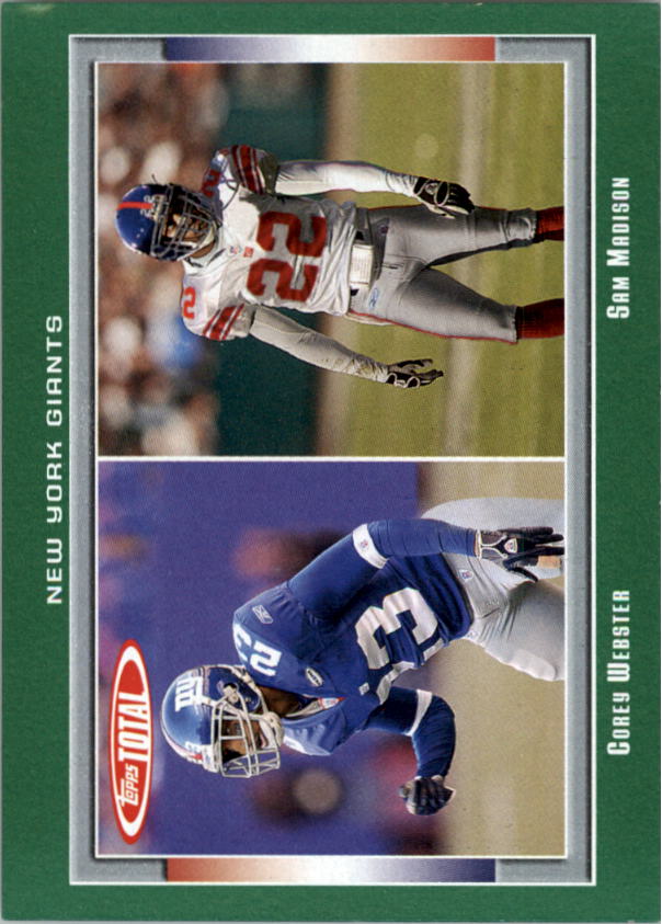 2006 Topps Total Football Card Pick (Base) 1-109