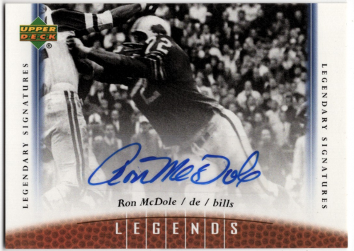 2006 Upper Deck Legends Legendary Signatures #62 Ron McDole