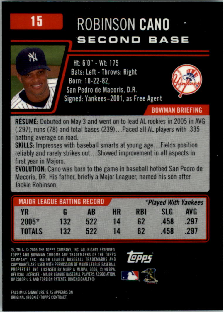 2006 Bowman Chrome Baseball Card Pick (Base) - Picture 31 of 432