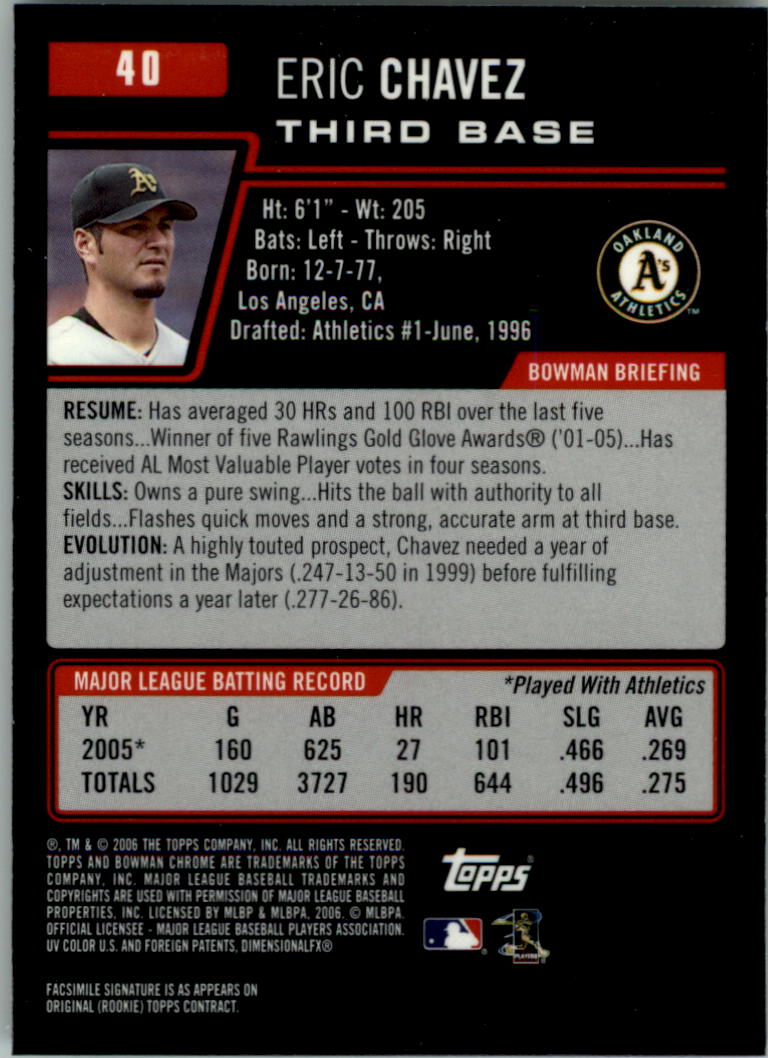 2006 Bowman Chrome Baseball Card Pick (Base) - Picture 79 of 432