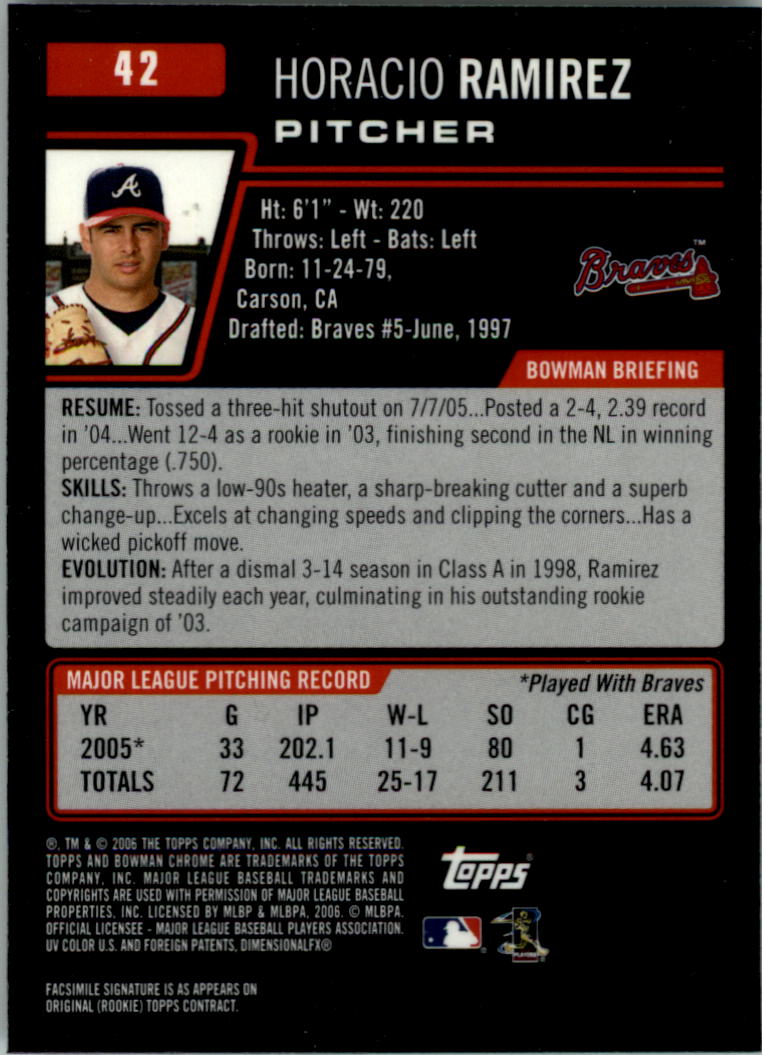 2006 Bowman Chrome Baseball Card Pick (Base) - Picture 83 of 432