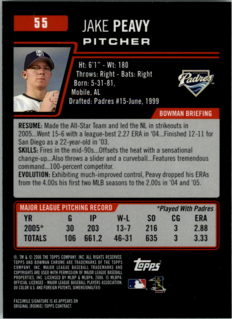 2006 Bowman Chrome Baseball Card Pick (Base) - Picture 109 of 432