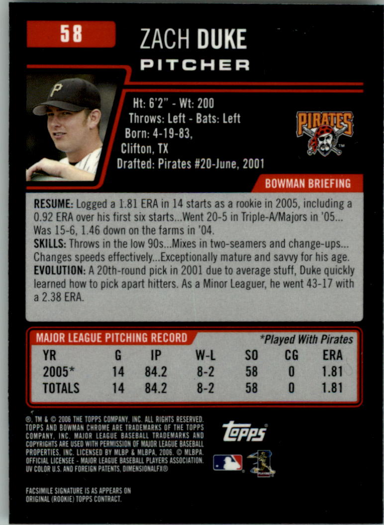 2006 Bowman Chrome Baseball Card Pick (Base) - Picture 115 of 432