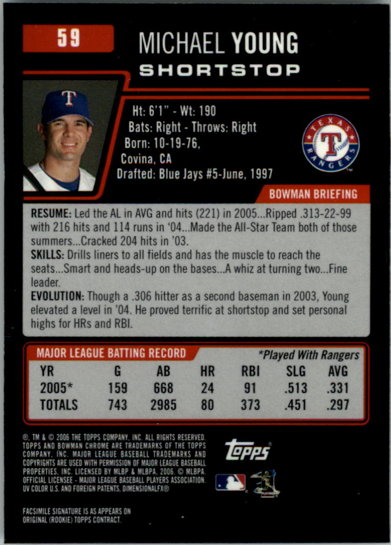 2006 Bowman Chrome Baseball Card Pick (Base) - Picture 117 of 432