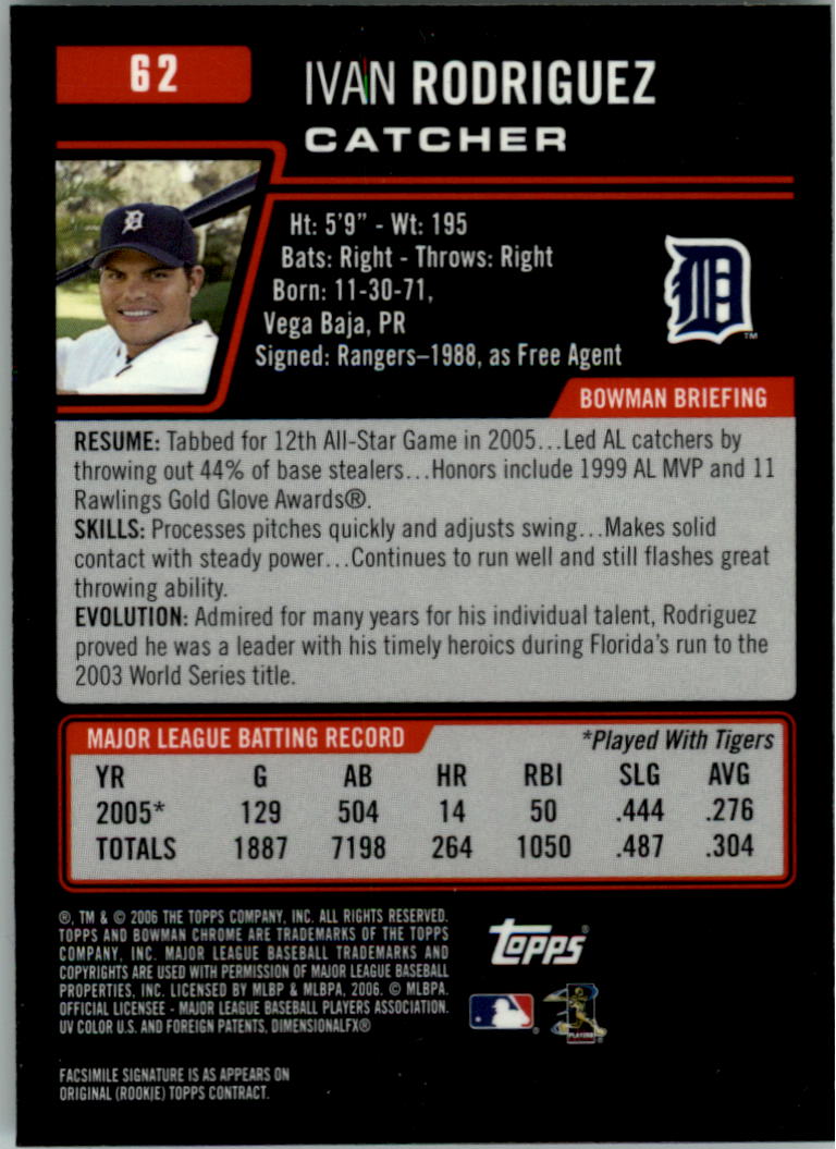 2006 Bowman Chrome Baseball Card Pick (Base) - Picture 123 of 432