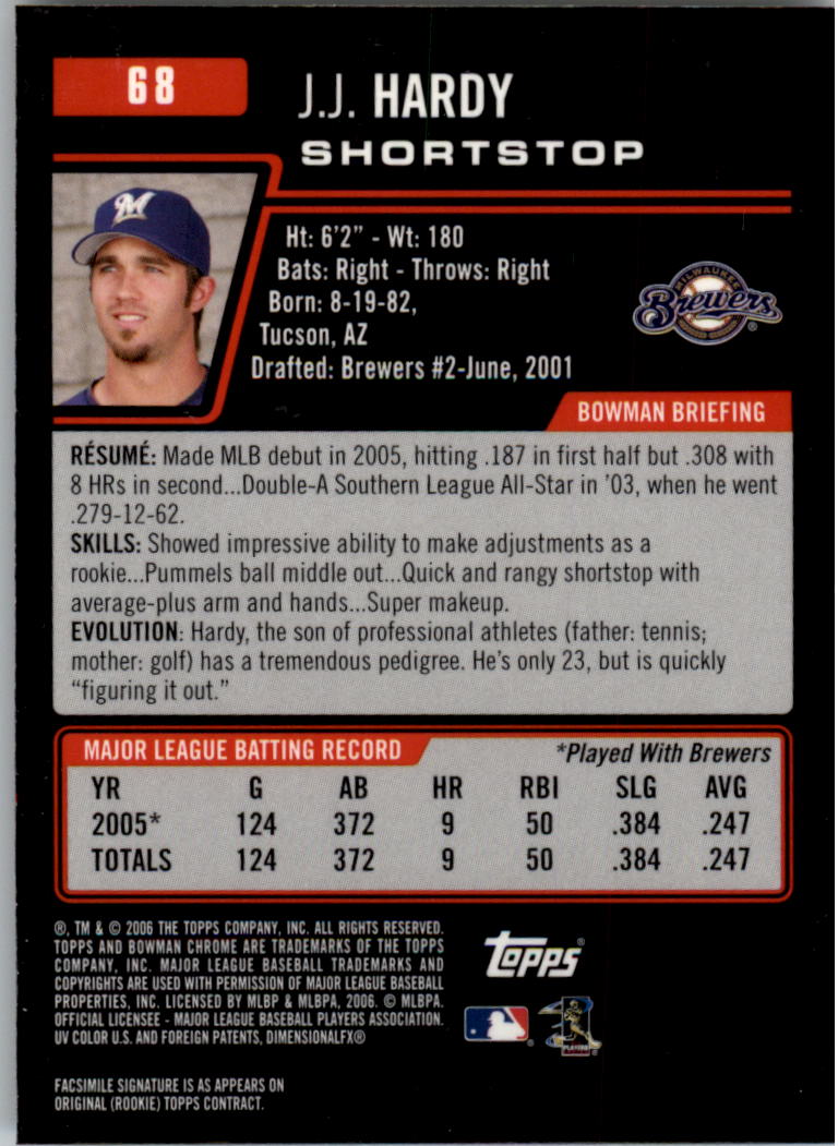 2006 Bowman Chrome Baseball Card Pick (Base) - Picture 135 of 432