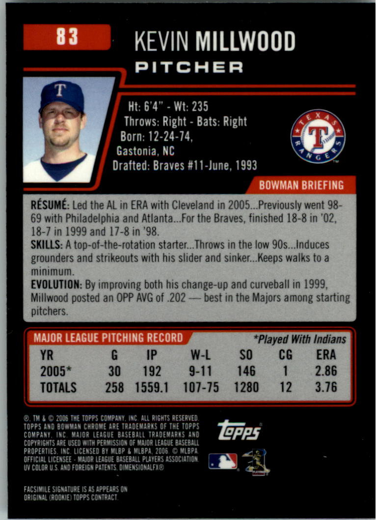 2006 Bowman Chrome Baseball Card Pick (Base) - Picture 165 of 432