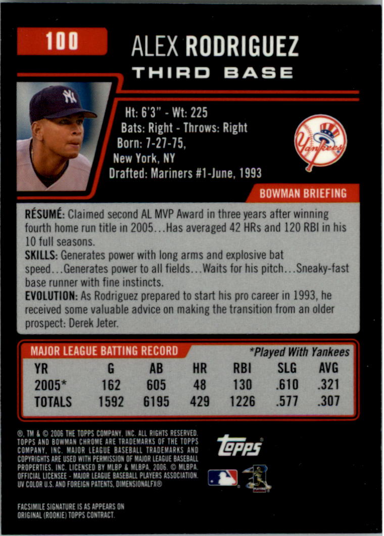 2006 Bowman Chrome Baseball Card Pick (Base) - Picture 198 of 432