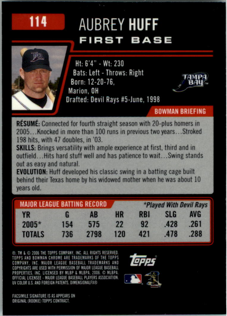 2006 Bowman Chrome Baseball Card Pick (Base) - Picture 226 of 432