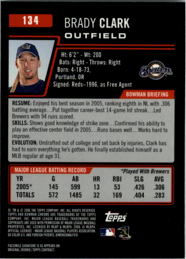 2006 Bowman Chrome Baseball Card Pick (Base) - Picture 266 of 432