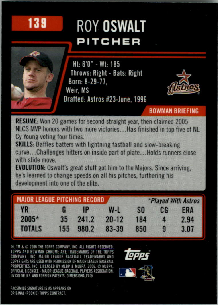 2006 Bowman Chrome Baseball Card Pick (Base) - Picture 276 of 432