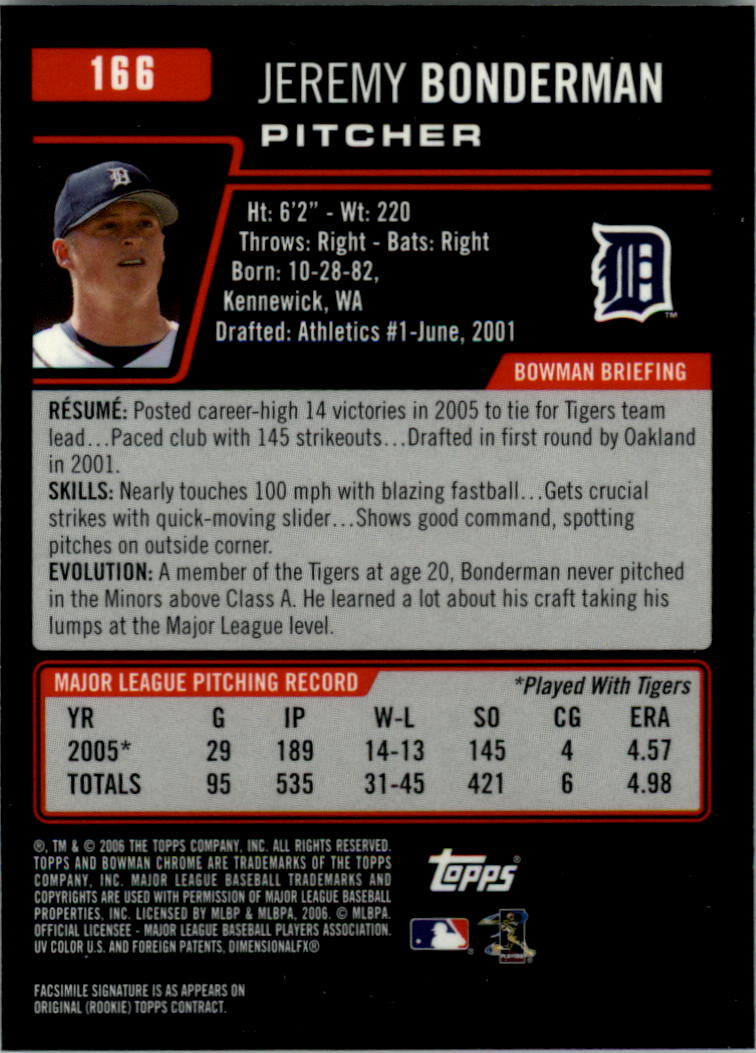 2006 Bowman Chrome Baseball Card Pick (Base) - Picture 328 of 432