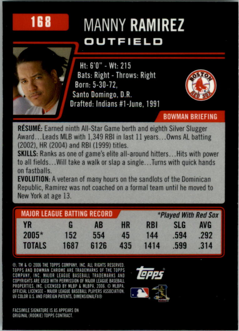 2006 Bowman Chrome Baseball Card Pick (Base) - Picture 332 of 432