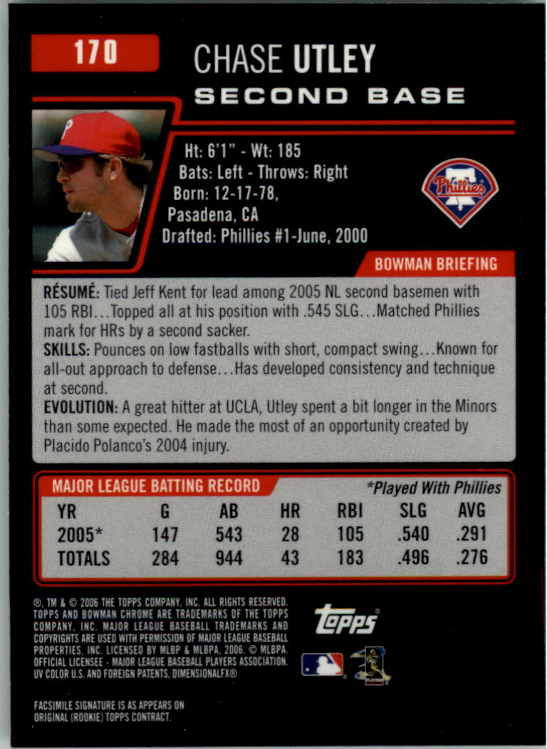 2006 Bowman Chrome Baseball Card Pick (Base) - Picture 336 of 432