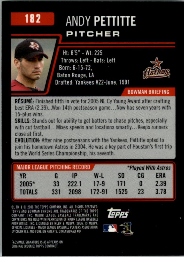 2006 Bowman Chrome Baseball Card Pick (Base) - Picture 360 of 432