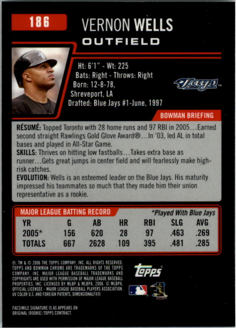 2006 Bowman Chrome Baseball Card Pick (Base) - Picture 366 of 432