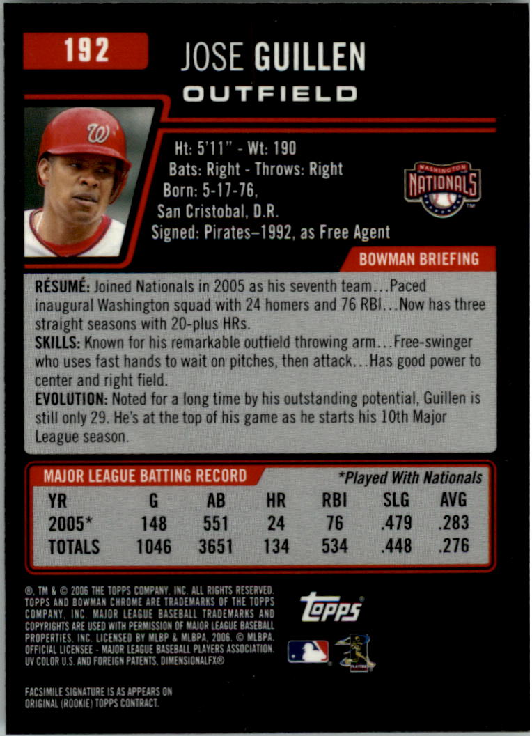 2006 Bowman Chrome Baseball Card Pick (Base) - Picture 378 of 432