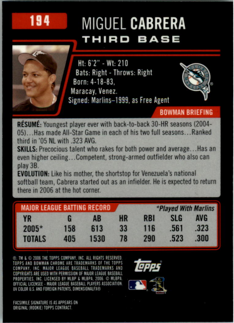 2006 Bowman Chrome Baseball Card Pick (Base) - Picture 382 of 432