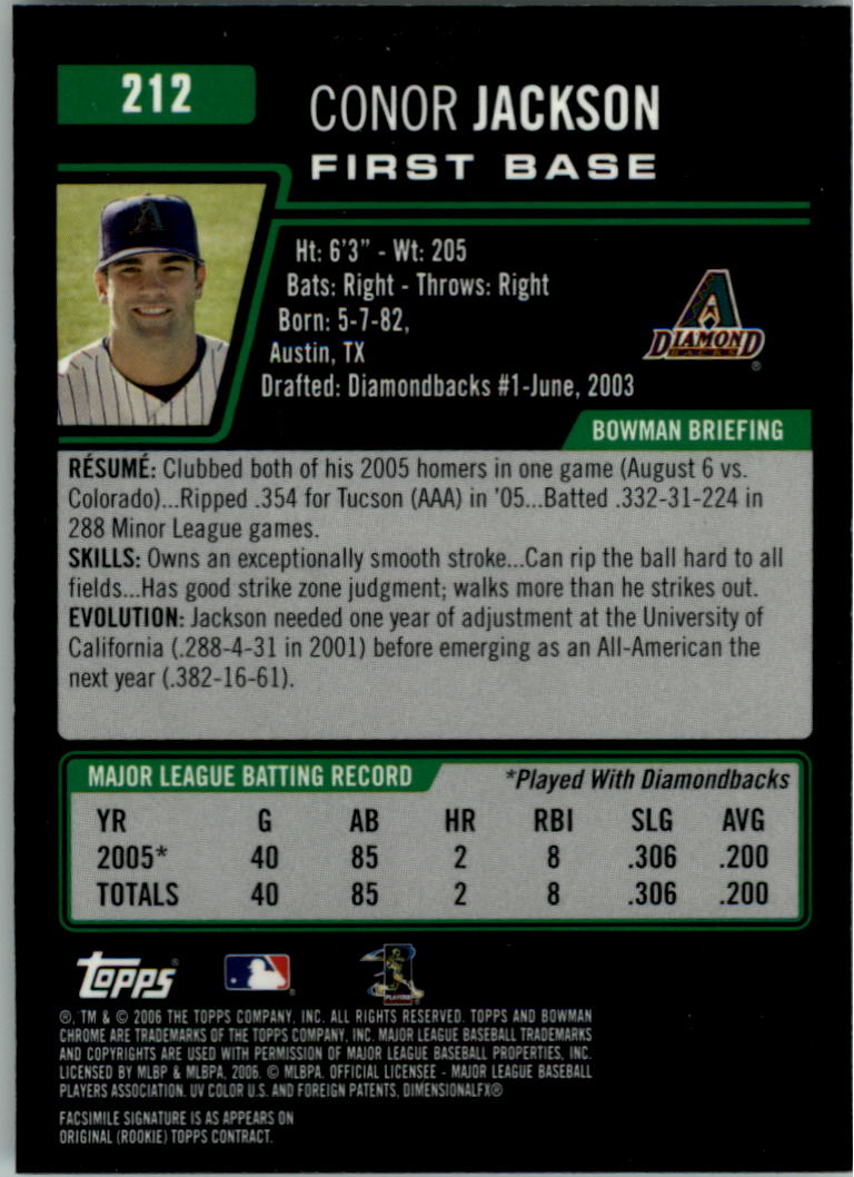 2006 Bowman Chrome Baseball Card Pick (Base) - Picture 416 of 432