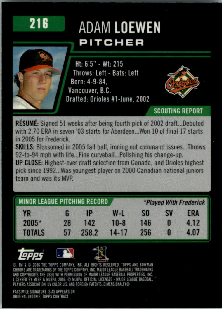 2006 Bowman Chrome Baseball Card Pick (Base) - Picture 424 of 432