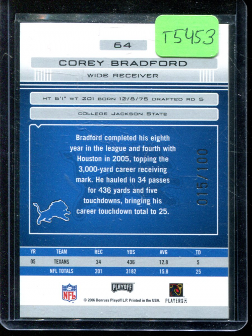 A9391- 2006 Absolute Memorabilia FB 1-253 +Inserts -You Pick- 15+ FREE US SHIP - Picture 159 of 187