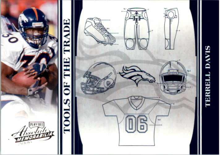 2006 Absolute Memorabilia Tools of the Trade Blue #TOT131 Terrell Davis