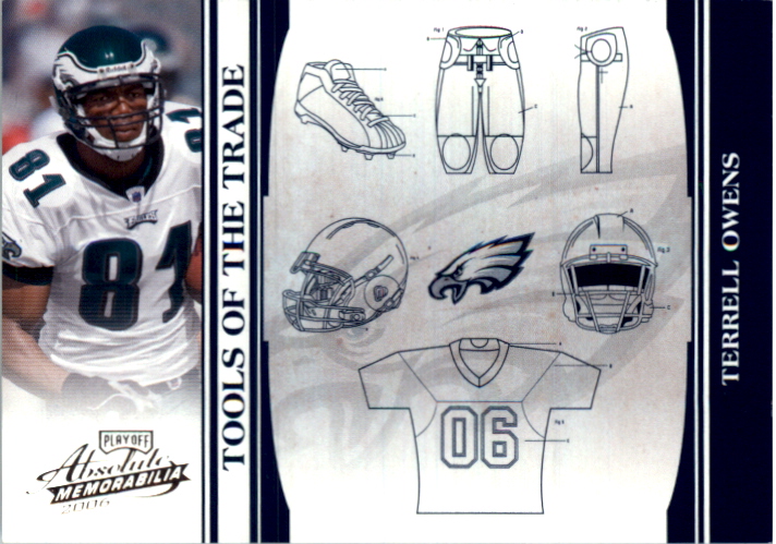 2006 Absolute Memorabilia Tools of the Trade Blue #TOT132 Terrell Owens