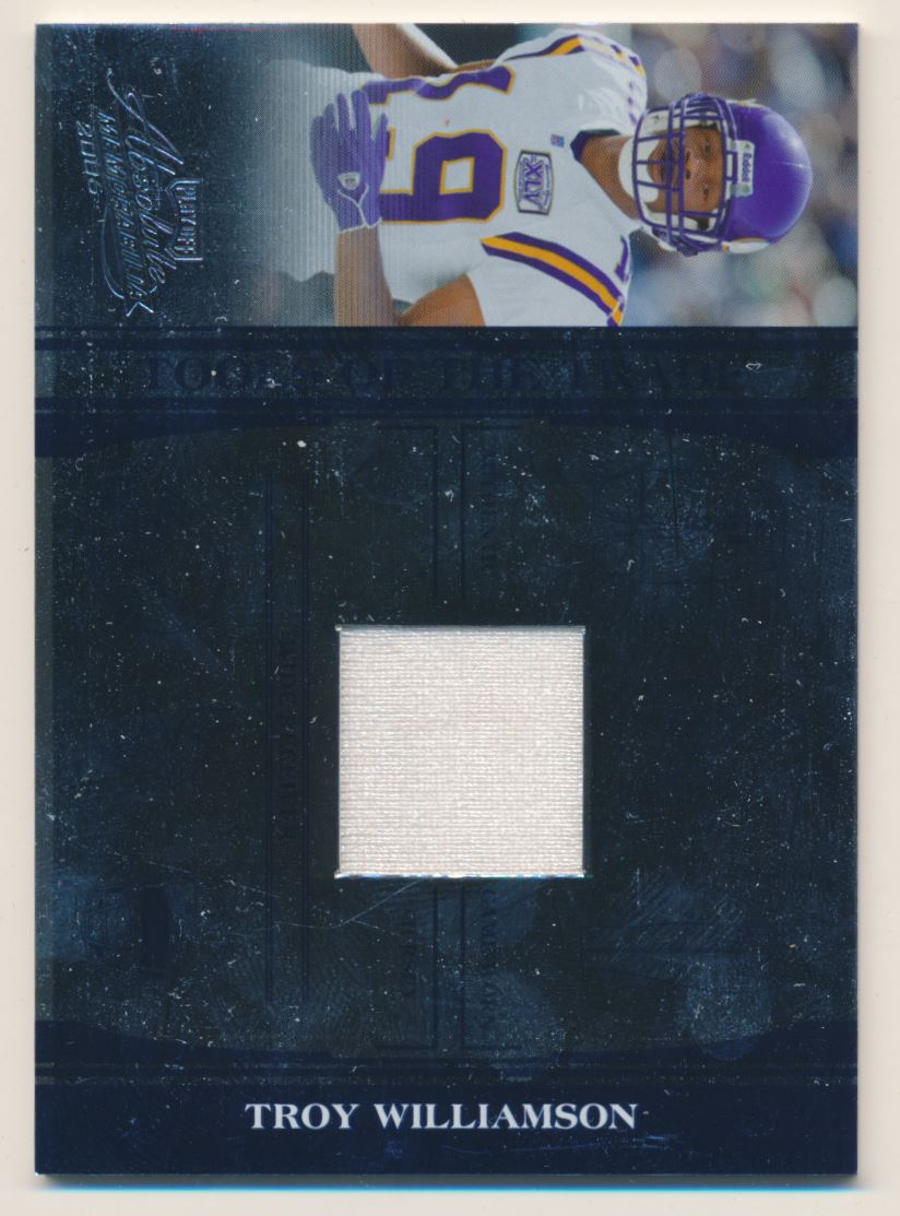 2006 Absolute Memorabilia Tools of the Trade Material Blue #TOT142 Troy Williamson
