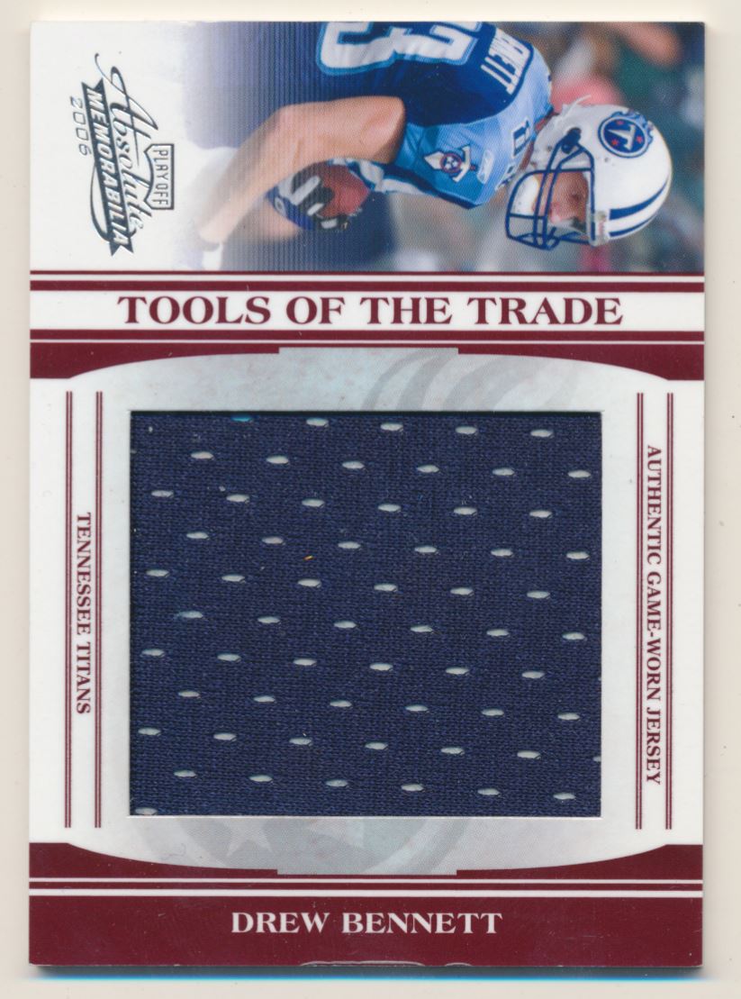 2006 Absolute Memorabilia Tools of the Trade Material Red Oversize #51 Drew Bennett/50