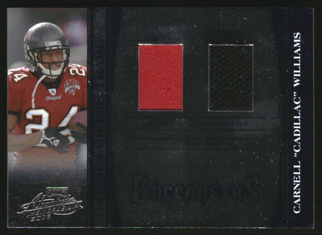 2006 Absolute Memorabilia Tools of the Trade Material Double Blue #TOT25 Cadillac Williams/50