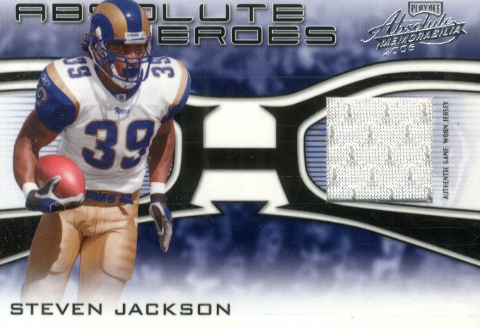 2006 Absolute Memorabilia Absolute Heroes Materials #21 Steven Jackson