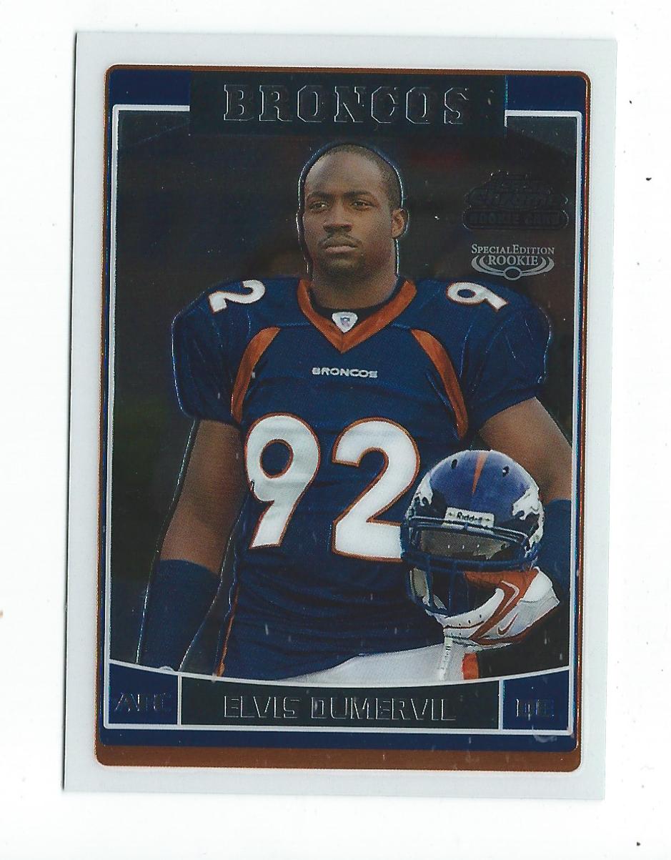 2006 Topps Chrome #173 Elvis Dumervil RC
