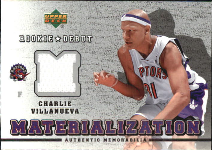 2006-07 Upper Deck Rookie Debut Materialization #CV Charlie Villanueva