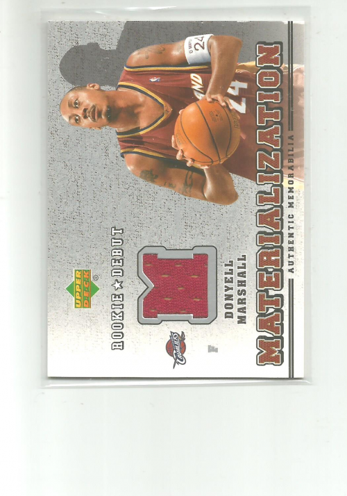 2006-07 Upper Deck Rookie Debut Materialization #DM Donyell Marshall