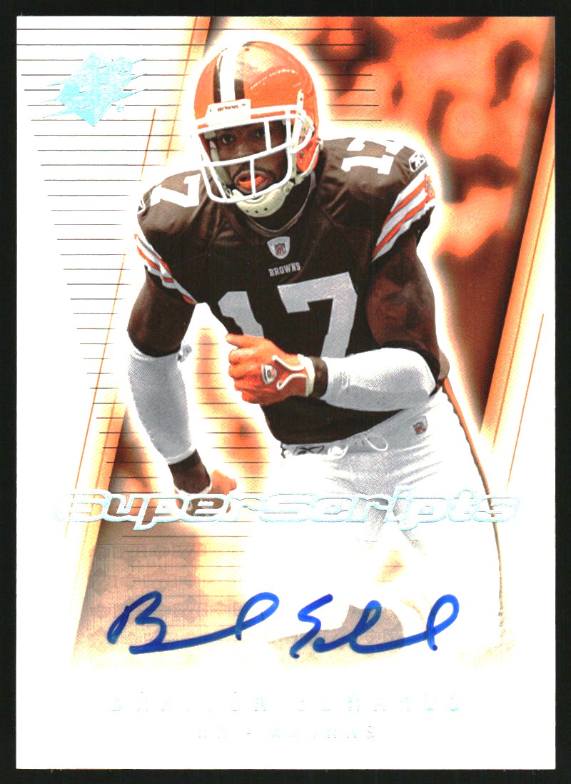 2006 SPx Super Scripts Autographs #SSBE Braylon Edwards