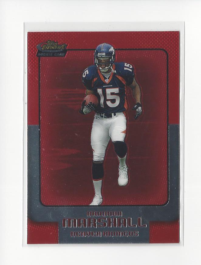 2006 Finest #121 Brandon Marshall RC