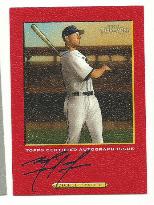 2006 Topps Turkey Red Autographs Red #MM Mike Morse B/475