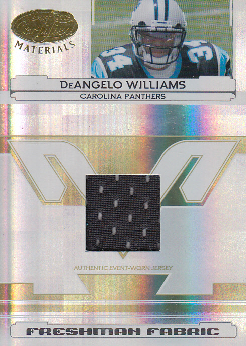 2006 Leaf Certified Materials #227 DeAngelo Williams JSY/550 RC