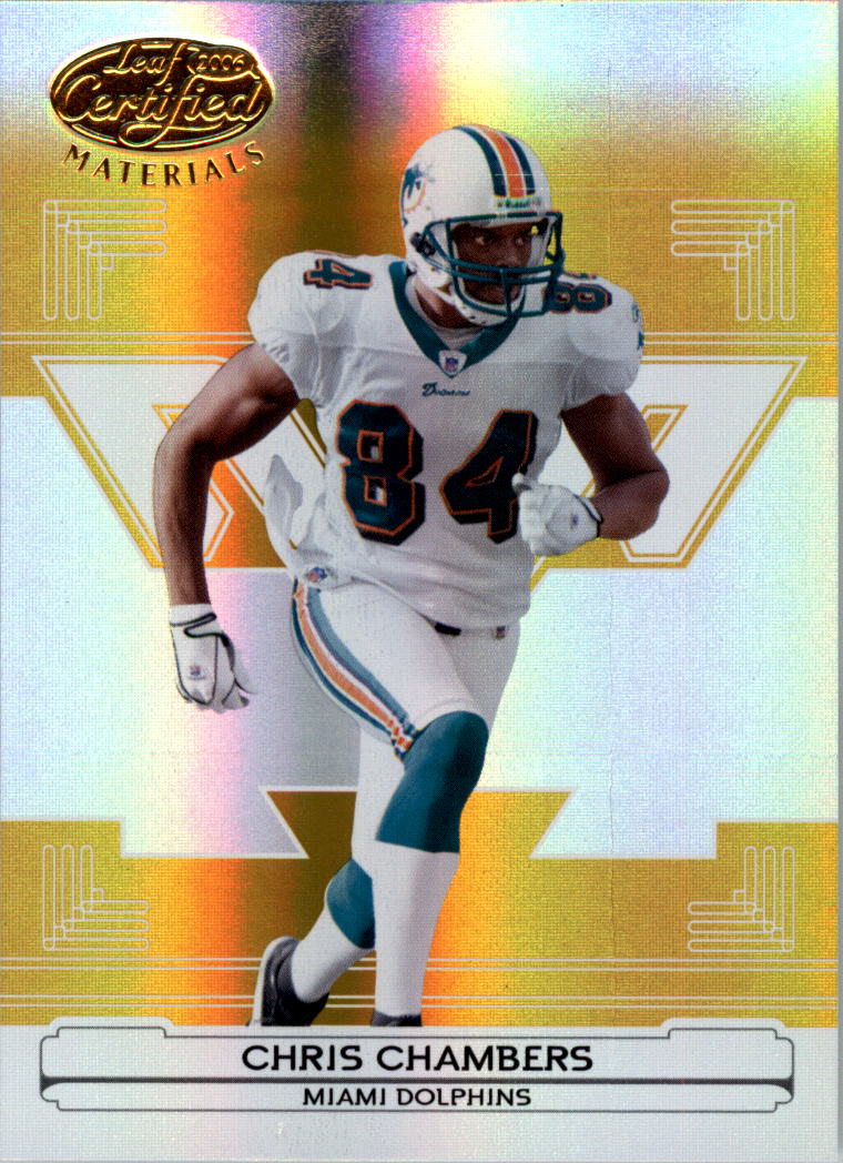 2006 Leaf Certified Materials Mirror Gold #75 Chris Chambers