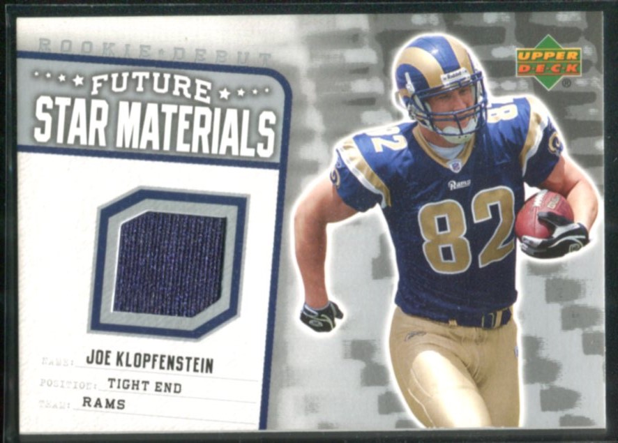 2006 Upper Deck Rookie Debut Future Star Materials Silver #FSMJK Joe Klopfenstein